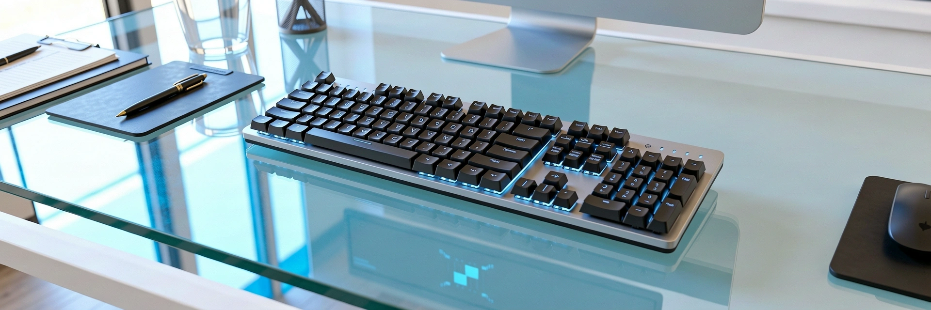 Professional analytical workspace